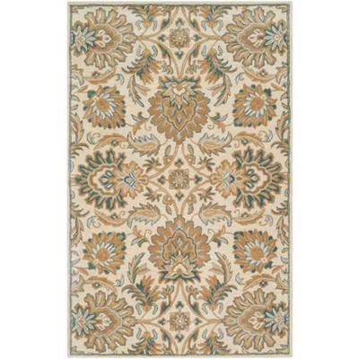 Mark & Day Lyon 2'x3' Rectangle Tufted Indoor Area Rugs Brown: Wool, Stain-Resistant, Handmade, Traditional Style