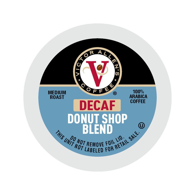 Victor Allen&#39;s Coffee Decaf Donut Shop Blend Single Serve Coffee Pods Medium Roast Coffee - 80ct, 6 of 8
