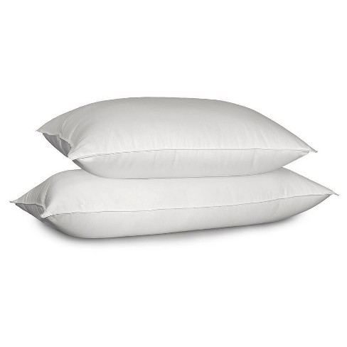 Downlite Soft White Goose Down Hypoallergenic Pillow – Perfect For Stomach  Sleepers Standard : Target