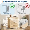 Dresser for Bedroom Rattan Chest of Dressers Tall Dresser for Closet with Drawers Boho Night Stand Large - 4 of 4