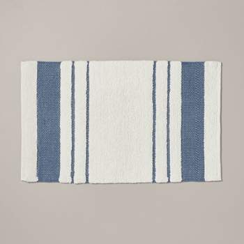 Bath Rug Bold Stripes Tonal Cream - Hearth & Hand™ with Magnolia