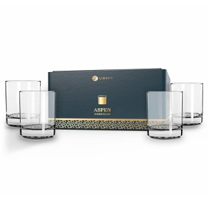 Libbey Aspen Double Old Fashioned Rocks Glass, 12 ounce, Set of 4 - 1 of 4