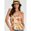 Women's Johnny Floral Ruffle Tank - dRA Los Angeles - image 3 of 3