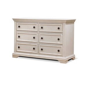 Sorelle Portofino 6-Drawer Double Dresser - Brushed Ivory - 1 of 2