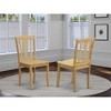 East West Furniture,Antique dining room chair for kitchen With Cushion Seat Finish Set of 2 - 2 of 3