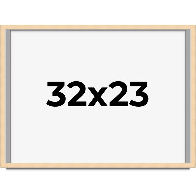 PosterPalooza | 32x23 Wood Frame with UV Acrylic, 6 Finishes: Black, White, Bronze, Silver, Wood, Mahogany