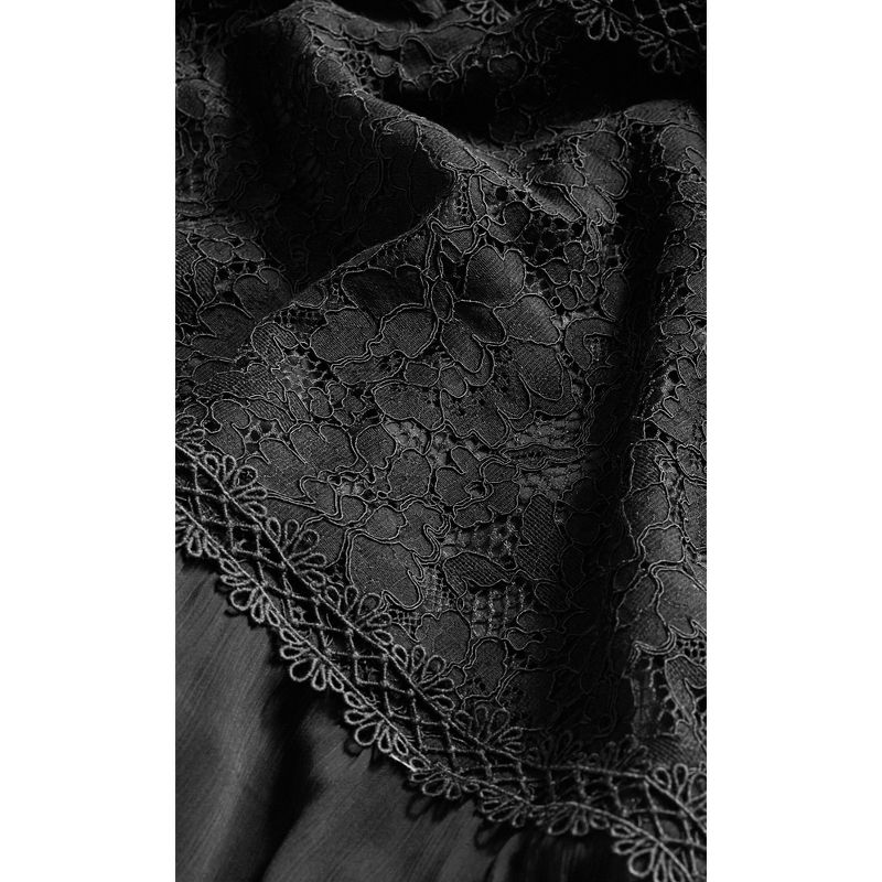 Women's Plus Size Rosalyn Lace Dress - black | CITY CHIC, 5 of 6