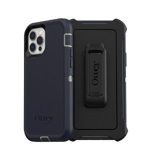 OtterBox DEFENDER SERIES case for iPhone 12 Pro - Varsity Blues (77-65402) - Refurbished - 1 of 4