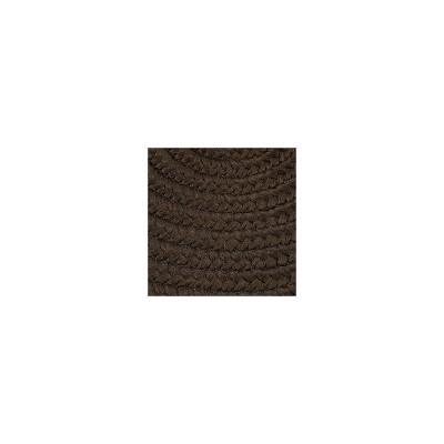 Colonial Mills Barataria Braided Rug, Brown 5x8, Oval Shape