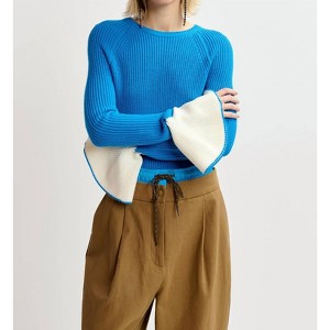 Women's GOODIES PULL CONTRASTED CUFFS SWEATER - Essentials - 1 of 1
