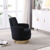 Racxily Swivel Barrel Chair, Swivel Accent Chairs Armchair for Living Room, Reading Chairs for Bedroom Comfy, Round Barrel Chairs - 4 of 4