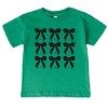 The Juniper Shop Coquette Black Bows Collage Distressed Toddler Short Sleeve Tee - 2 of 4