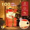 Resenkos Lighted Snowman in Gift Box Christmas Decoration - Multi-Color Red - 2 of 4