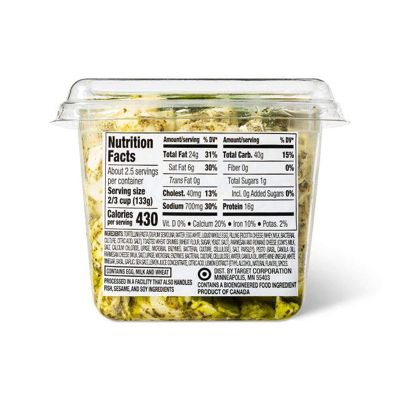 Basil Pesto Tortellini Salad - 10.6oz - Good &#38; Gather&#8482;, 4 of 7