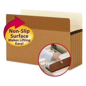 Smead Easy Grip Pockets Redrope Legal 5 1/4" Exp 10/Box 73211 - 1 of 4