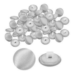 Unique Bargains Bridal Wedding Dress Suit DIY Satin Shiny Sewing Buttons 50 Pcs - 1 of 4