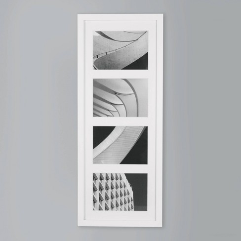 4 Opening Picture Frame 5x7 - Collage Black & White Frame