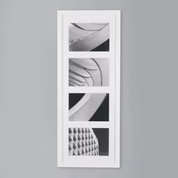 5" x 7" Thin Collage 4 Photos Frame White - Room Essentials™