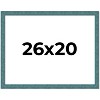 PosterPalooza | Simple Blue Picture Frame - UV Acrylic, Backing Board, Hanging Hardware Included - 2 of 4