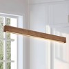 LLHZSY Adjustable Integrated LED Linear Pendant - 41.34 - Bronze/Black - 2 of 4