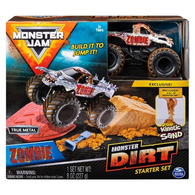 monster truck kinetic sand