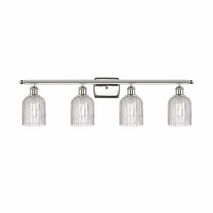 Bridal Veil - 4 Light Bath Vanity In Art Deco Style-10 Inches Tall and 35 Inches Wide - 1 of 1