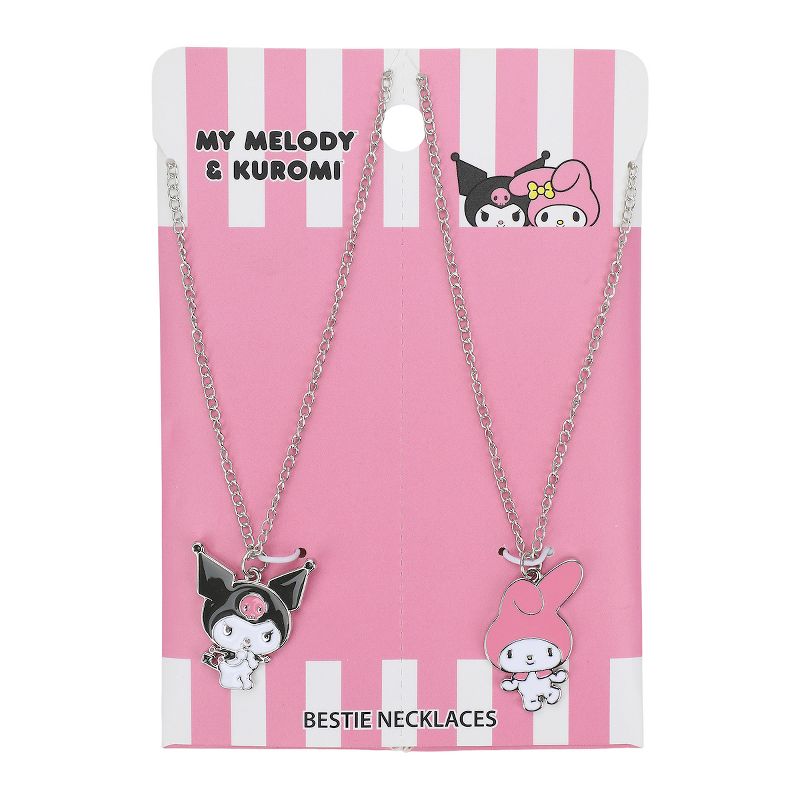 My Melody & Kuromi 2-Pack Besties Necklace Set, 4 of 6