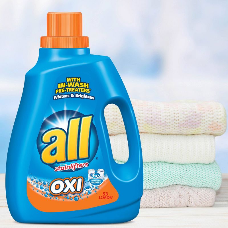 all Ultra Stain Lifter OXI HE Liquid Laundry Detergent 94.5oz- 53 loads, 3 of 7