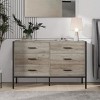 Bella Depot Wood Dresser with 6 Drawers - 2 of 4