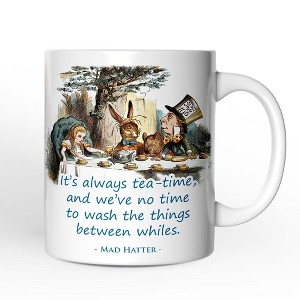 It's Always Tea Time Mug, Vintage Alice in Mad Tea Party (Non-Custom Only)| OrnamentallyYou - 1 of 4