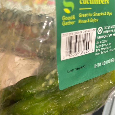 Mini Cucumbers - 16oz Bag - Good & Gather™ (Packaging May Vary)