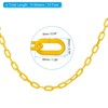 Unique Bargains Adjustable Crowd Control at Driveway Plastic Chain Barrier with Snap Hook - 2 of 4