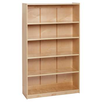 ECR4Kids Classic Bookcase, 60in, Adjustable Shelves