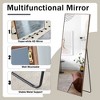 Racxily Solid Wood Frame Full-length Mirror, Dressing Mirror, Bedroom Home Porch, Decorative Mirror, Floor Mounted Large Mirror - 3 of 4