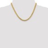 Black Bow Jewelry Men's 5.5mm 14K Yellow Gold Solid Miami Cuban (Curb) Chain Necklace - 2 of 4
