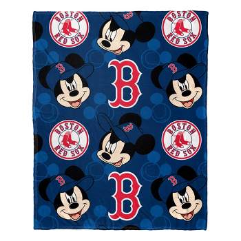 MLB Boston Red Sox Mickey Silk Touch Throw Blanket and Hugger
