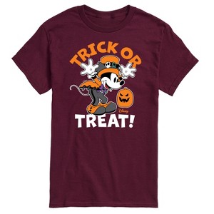 Men's - Disney - Mickey Mouse Trick or Treat Short Sleeve Graphic T-Shirt - 1 of 4