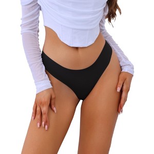Allegra K Women's Low-Waisted Invisible Soft Breathable Briefs - 1 of 4