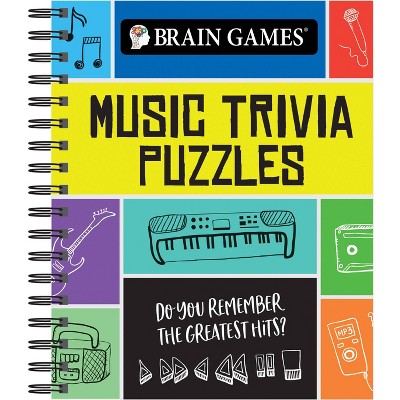 Brain Games Music Trivia Puzzle (Spiral Bound)