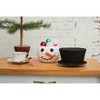 C&F Home Snowman Christmas Handwoven Candy Container Basket w/ Lid - 3 of 4