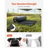 VEVOR 10 Mil Plastic Sheeting Heavy Duty 5' x 100', Thick Plastic Sheeting Roll, Plastic Drop Cloth Painters Tarp, Polyethylene Covering, Black - 3 of 4