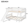 Kumasinova Full-Over-Full Bunk Bed with Convertible Slide & Ladder –  Wood Bed Frame, Full-Length Guardrails | Low-Profile, Easy Assembly - 3 of 4