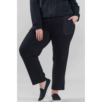 Women's FERNE FRENCH SCUBA PANT WITH TWEED - JOH