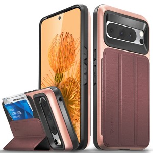 Vena vCommute Wallet Leather Case for Google Pixel 8 Pro Case with Flip Cover Card Slot Holder Kickstand - 1 of 4