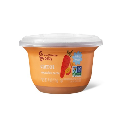 Gerber My 1st Veggies Starter Kit Carrot Green Bean Sweet Potato Baby Meals  Tubs - 6ct/12oz : Target