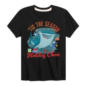 Boys' - Finding Dory - Tis the Season for Holiday Cheer Short Sleeve Graphic T-Shirt - 1 of 3