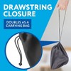 Impresa [2 Pack] Microfiber Cover for Neck Stretcher Pillow - Drawstring for Cervical Neck Traction Pillow - Universal Fit - 4 of 4