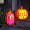 16" Lit Pumpkin Spider with Web and Timer Full Blow Mold without Cutout Halloween Decorative Prop - Hyde and EEK! Boutique™ - 2 of 3