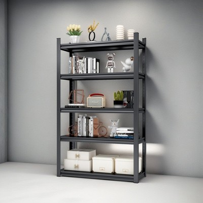 ROOMTEC 5-Tier Metal Storage Shelves, 72"H Heavy Duty Shelves Industrial Utility Rack Shelving for 2000LBS (35.4"W x 15.7"D x 72"H)
