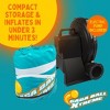 SCS Direct Gaga Ball Pit Inflatable 15' Gagaball Court w Electric Air Pump - Inflates in Under 3 Minutes - Indoor & Outdoor Spring Gift & Accessory - 4 of 4